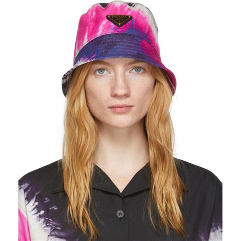 tie dye prada bucket hat|how to tie dye a hat.